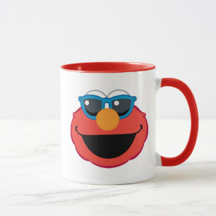 Elmo  Leende ansikte med solglasögon Mugg