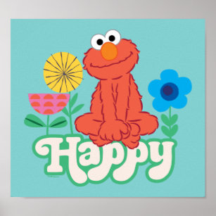Elmo Lycklig! Poster