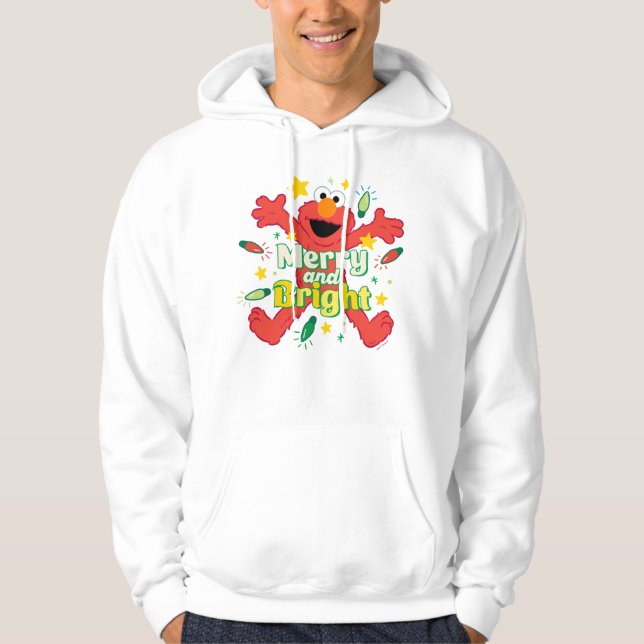Elmo | Merry och Bright Hoodie (Framsida)