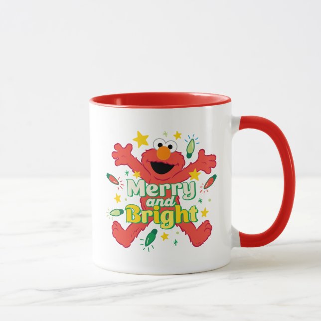 Elmo | Merry och Bright Mugg (Höger)
