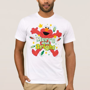 Elmo   Merry och Bright T Shirt