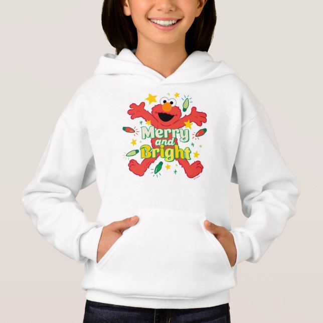 Elmo | Merry och Bright T Shirt (Framsida)