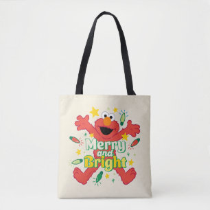 Elmo   Merry och Bright Tygkasse