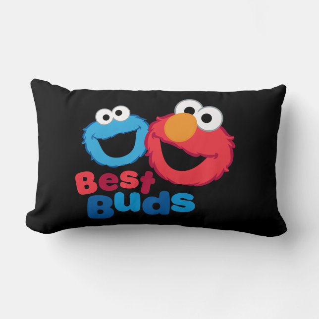 Elmo och Cookie Besties Lumbarkudde (Framsida)