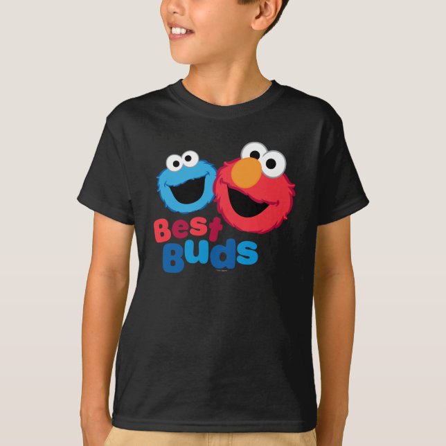 Elmo och Cookie Besties Tee Shirt (Framsida)