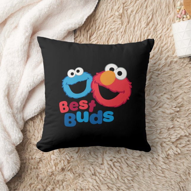 Elmo och Cookie Monster kompisar Kudde (Filt)