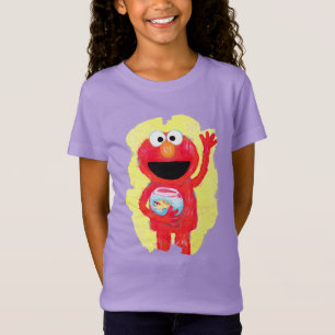 Elmo och Dorothy Sesame Street Character Art T Shirt