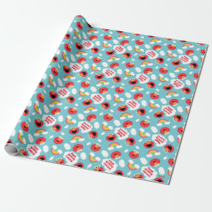 Elmo och Rainbows Mönster Presentpapper