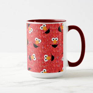 Elmo Päls Ansiktsmönster Mugg