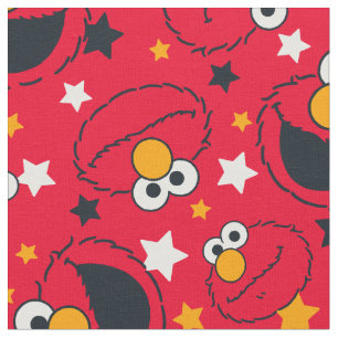 Elmo  Så Fånig Star Mönster Tyg