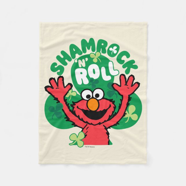 Elmo | Shamrock 'N' Roll Fleecefilt (Framsidan)