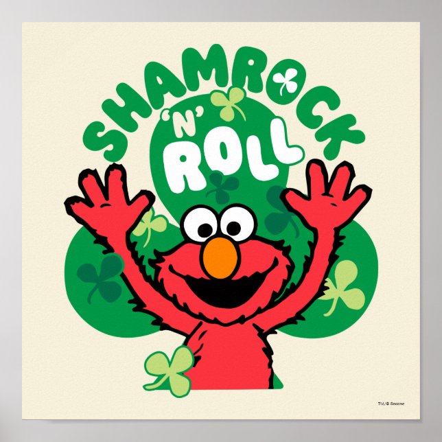 Elmo | Shamrock 'N' Roll Poster (Framsidan)