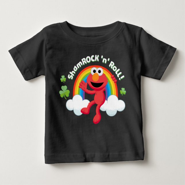Elmo | Shamrock 'n' Roll Rainbow T Shirt (Framsida)