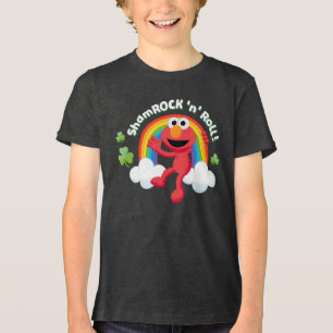 Elmo Shamrock 'n' Roll Rainbow T Shirt
