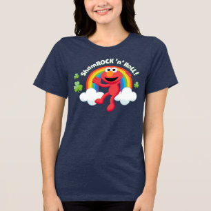 Elmo Shamrock 'n' Roll Rainbow T Shirt