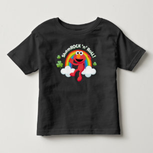 Elmo   Shamrock 'n' Roll Rainbow T Shirt
