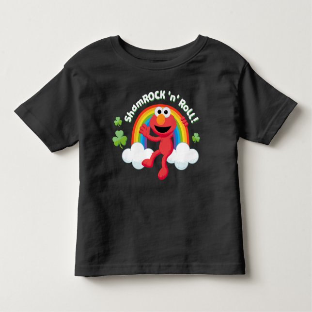 Elmo | Shamrock 'n' Roll Rainbow T Shirt (Framsida)