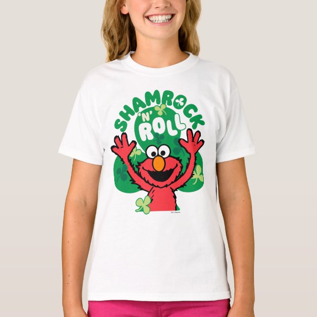 Elmo | Shamrock 'N' Roll T Shirt (Framsida)