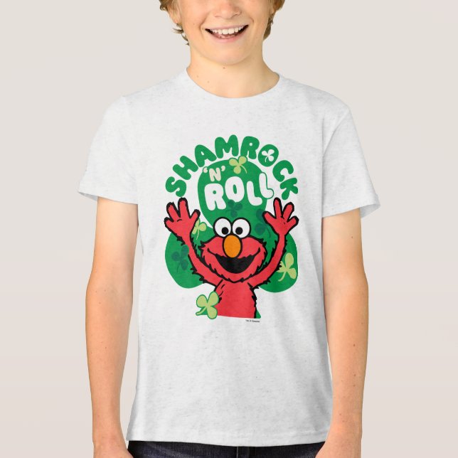 Elmo | Shamrock 'N' Roll T Shirt (Framsida)
