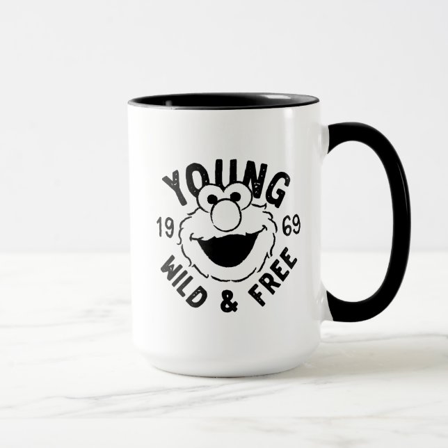 Elmo Skate Logo - Ung, Vild & Fri 1969 Mugg (Höger)