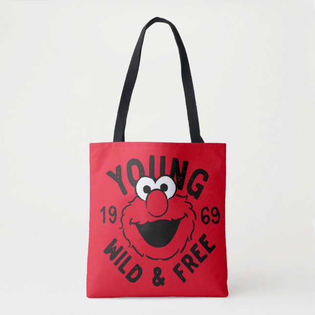 Elmo Skate Logo - Young, Wild & Free 1969 Tygkasse (Framsida)