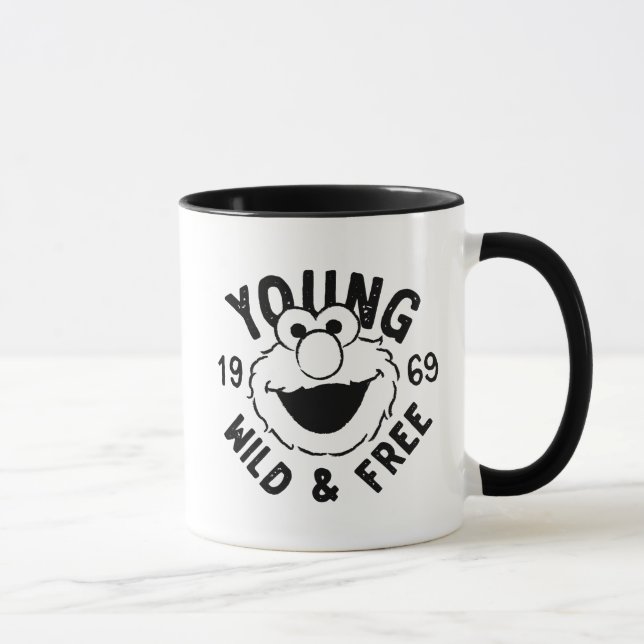 Elmo Skate Logotyp - Young, Vild & Free 1969 Mugg (Höger)