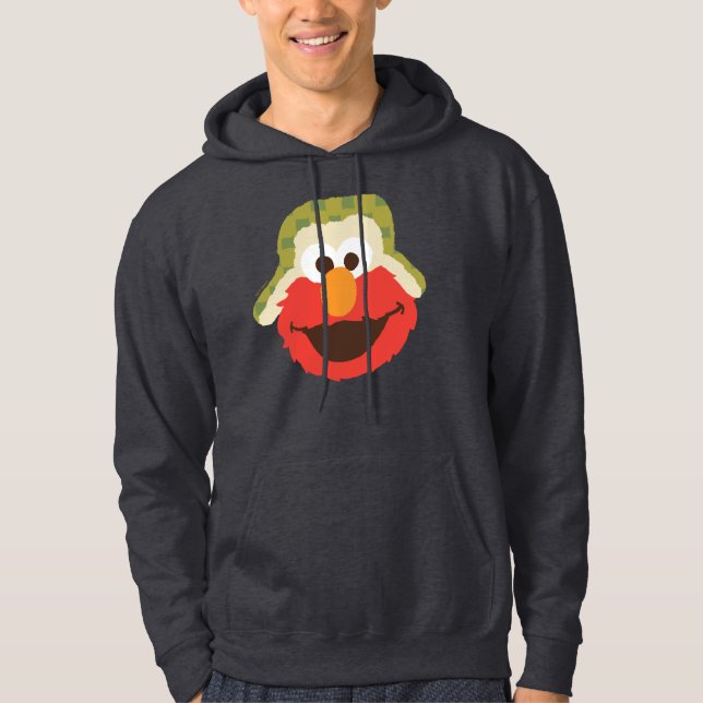 Elmo Skogs Ansikte Hoodie (Framsida)