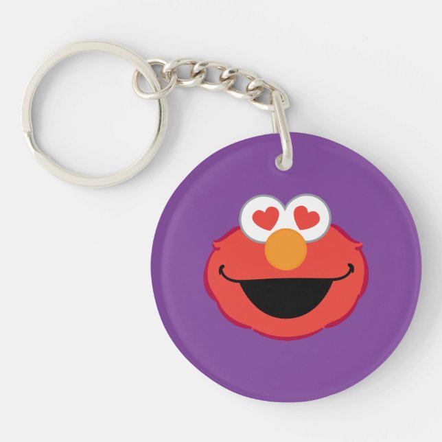 Elmo Sleende Ansikte med hjärtformad Öga (Framsidan)
