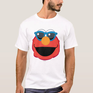 Elmo Smiling Ansikte med solglasögon T-shirt