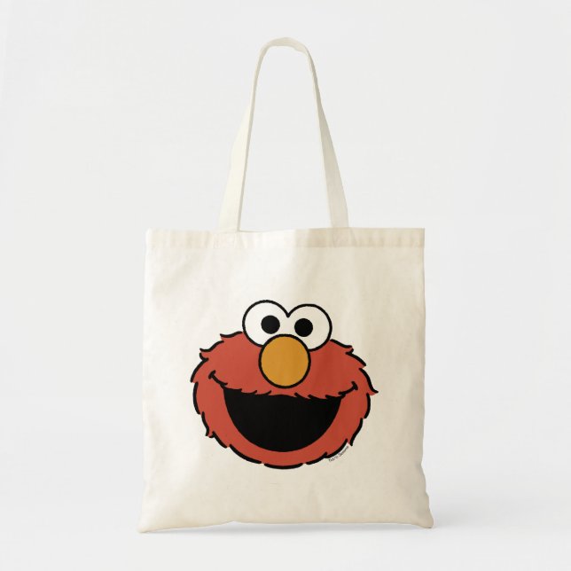 Elmo Smiling Face Tygkasse (Framsidan)