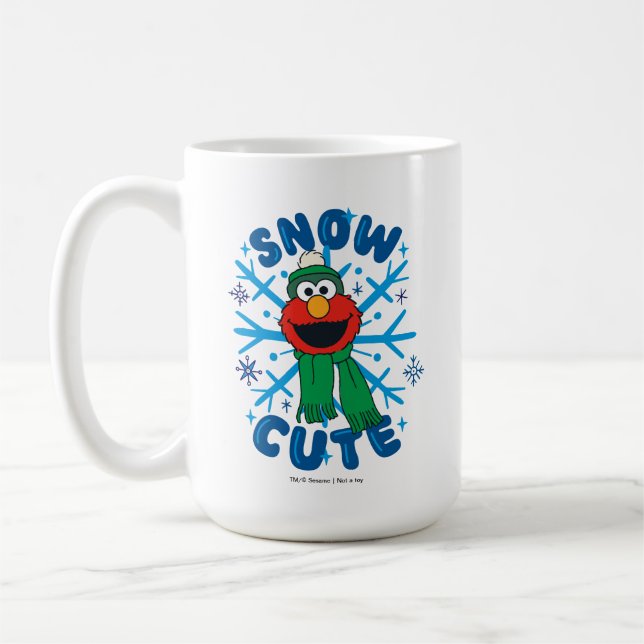 Elmo Snö Cute Kaffemugg (Vänster)
