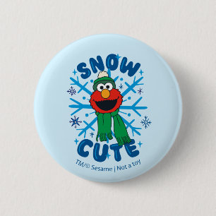 Elmo Snö Cute Knapp