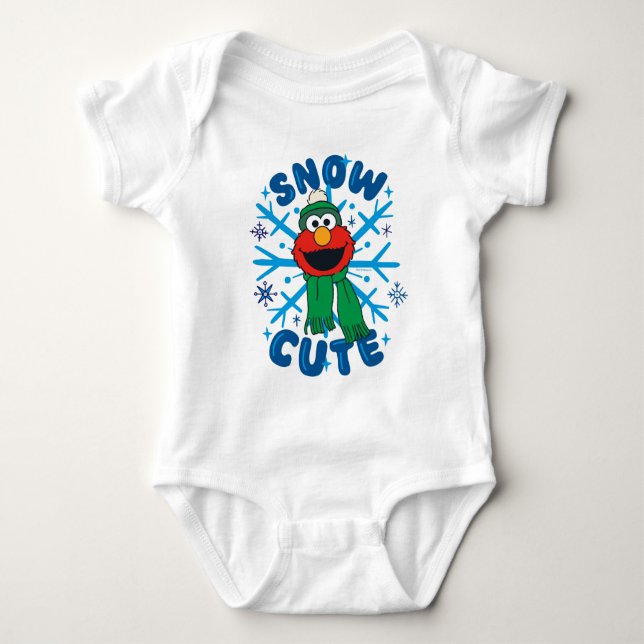 Elmo Snö Cute T Shirt (Framsida)