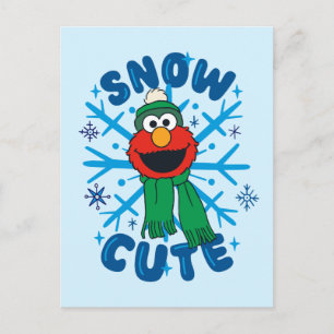 Elmo Snö Söt Vykort