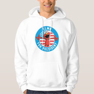 Elmo som president - flagga hoodie
