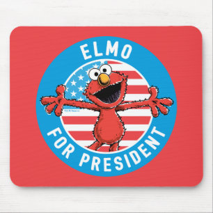 Elmo som president - flagga musmatta