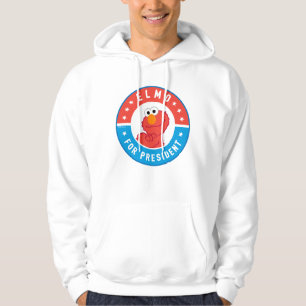 Elmo som president-märke hoodie