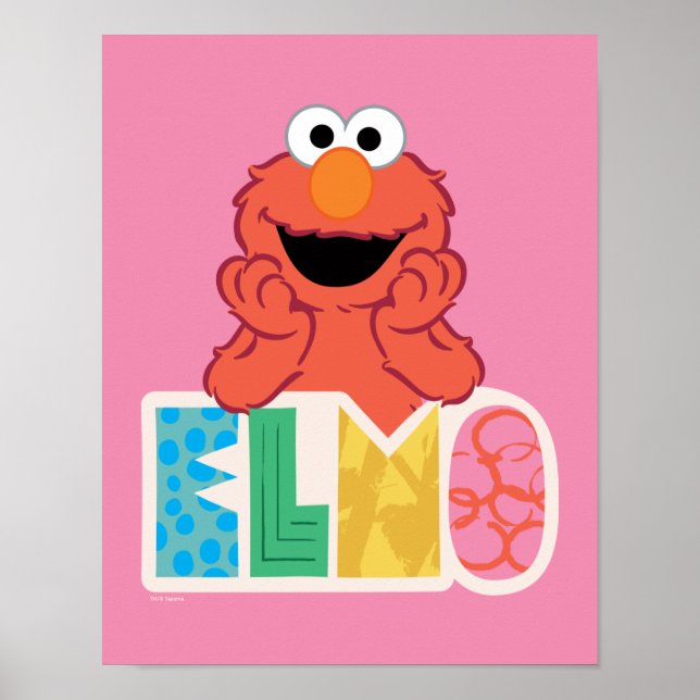 Elmo söt och rolig poster (Framsidan)