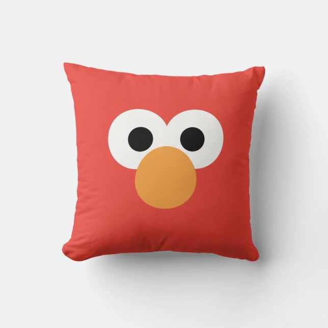 Elmo Stor Ansikte Kudde (Framsida)