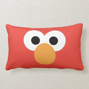 Elmo stort ansikte lumbarkudde