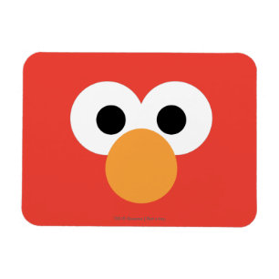 Elmo Stort Ansikte Magnet