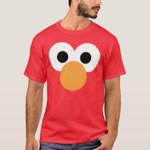 Elmo Stort Ansikte T Shirt
