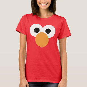 Elmo Stort Ansikte T Shirt