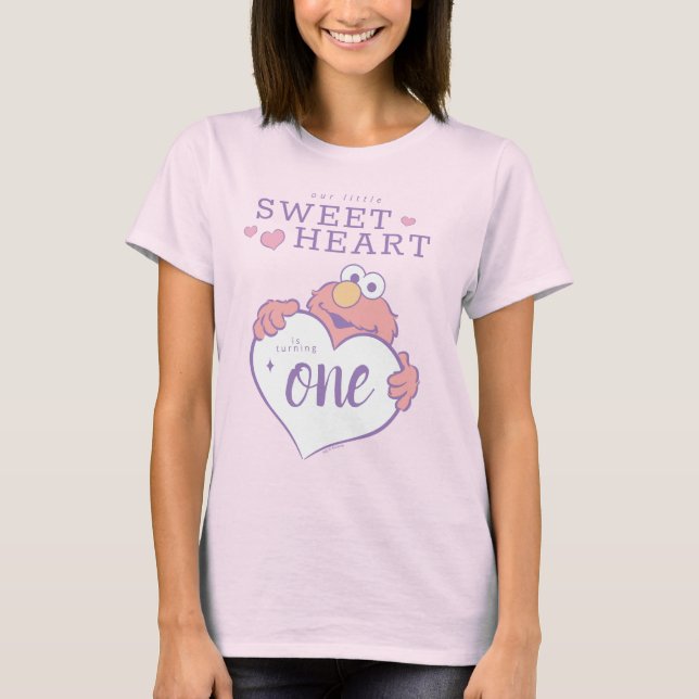 Elmo Sweetheart Birthday T Shirt (Framsida)
