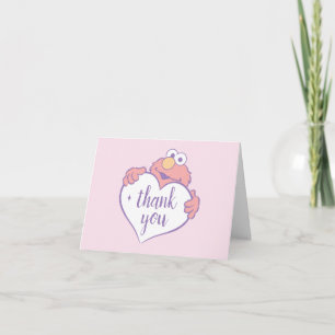 Elmo Sweetheart Födelsedag Tack Kort