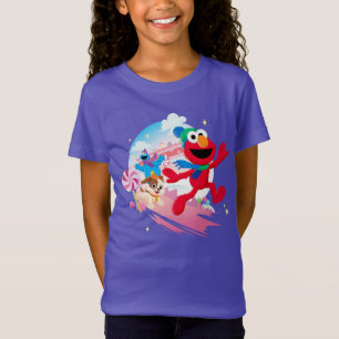 Elmo, Tango och Cookie Monster Bästa jul någonsi T Shirt