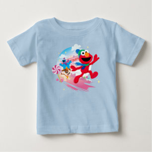 Elmo, Tango och Cookie Monster Bästa jul någonsi T Shirt