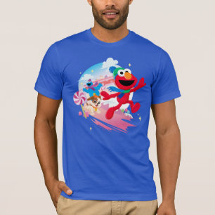 Elmo, Tango och Cookie Monster   Bästa jul någonsi T Shirt