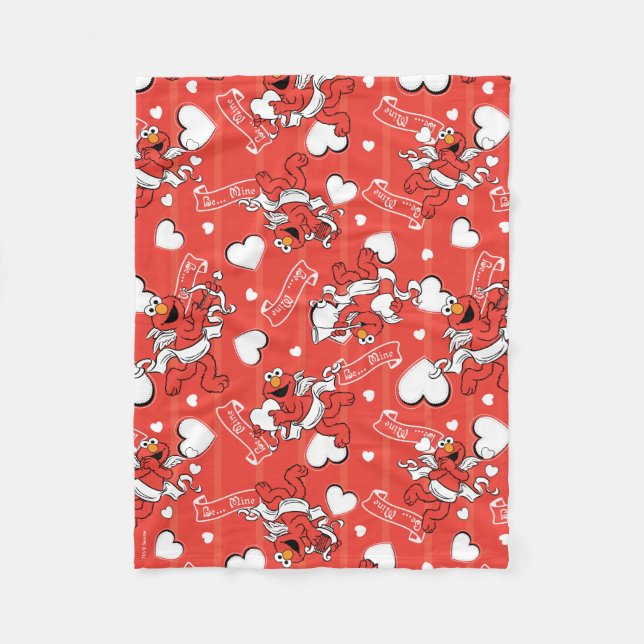 Elmo Valentines Cupid Fleecefilt (Framsidan)