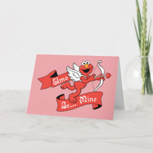Elmo Valentines Cupid Helgkort